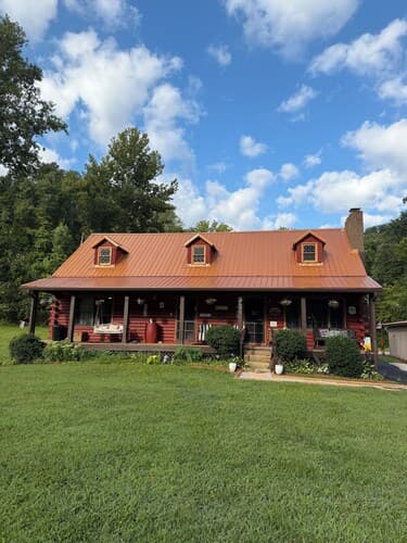Log Cabin in the Field
