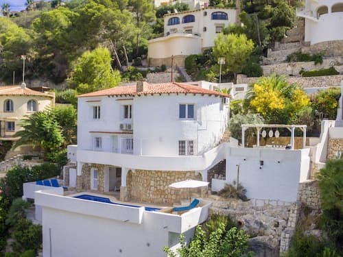 Ibiza-style Villa in Moraira With Private Pool and Magnificent View