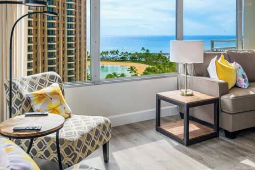 Ilima Suite at The Ilikai Short Walk to Beach!