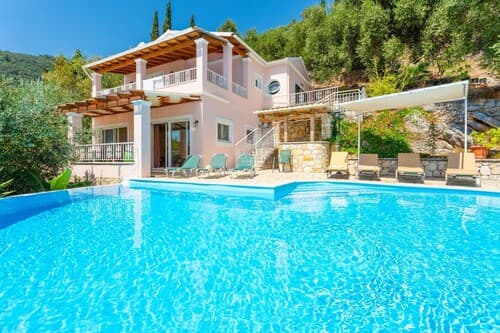 Villa Petros Large Private Pool Walk to Beach Sea Views A C Wifi Car Not Required - 180