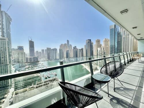 Stunning 3B Spacious Marina View With Balcony