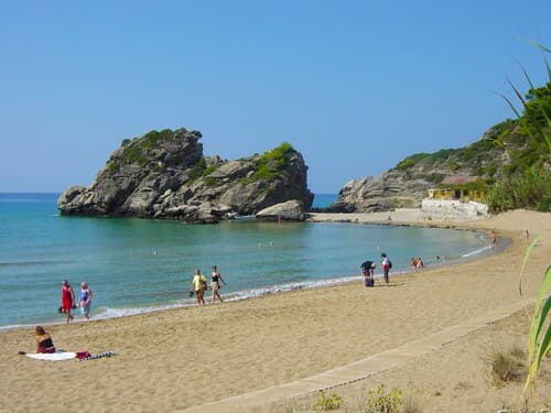 Villa Takis on Pelekas Beach, Apartment B With sea View