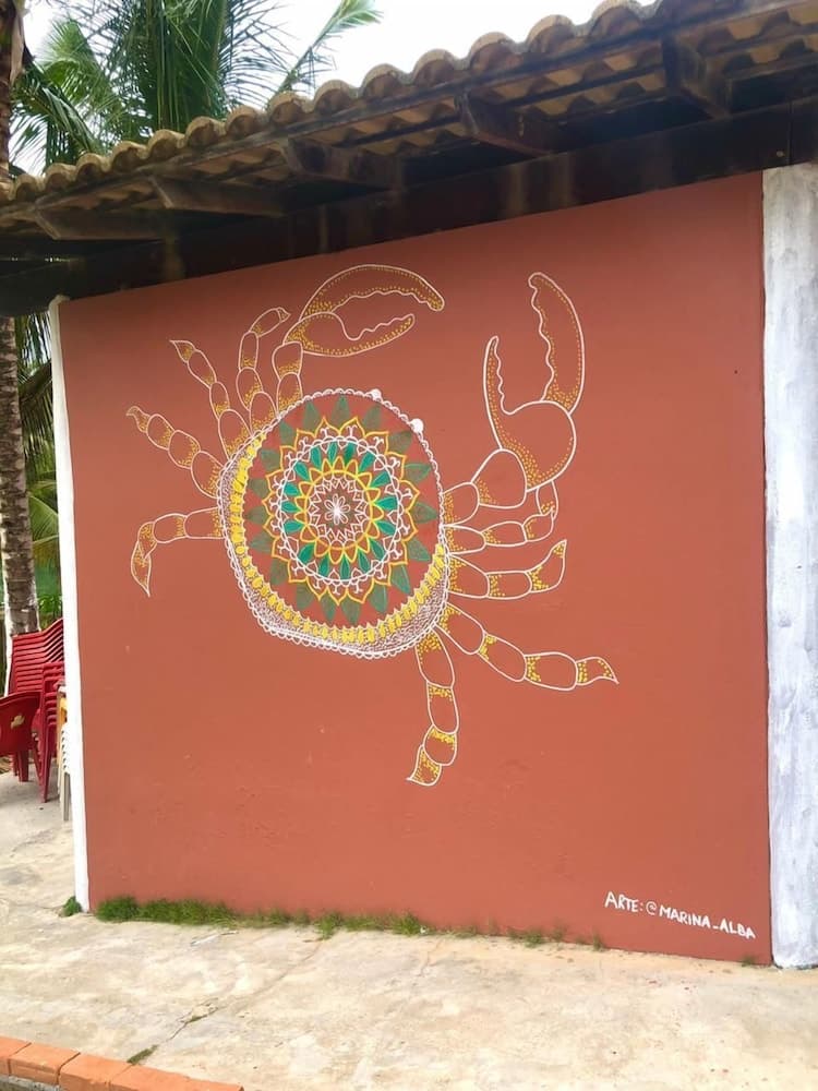 Konaklama yerinin ön cephesi