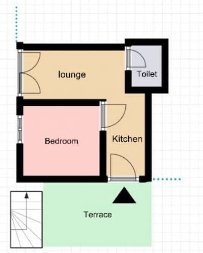 Jasmin in Katavolos With 1 Bedrooms and 1 Bathrooms
