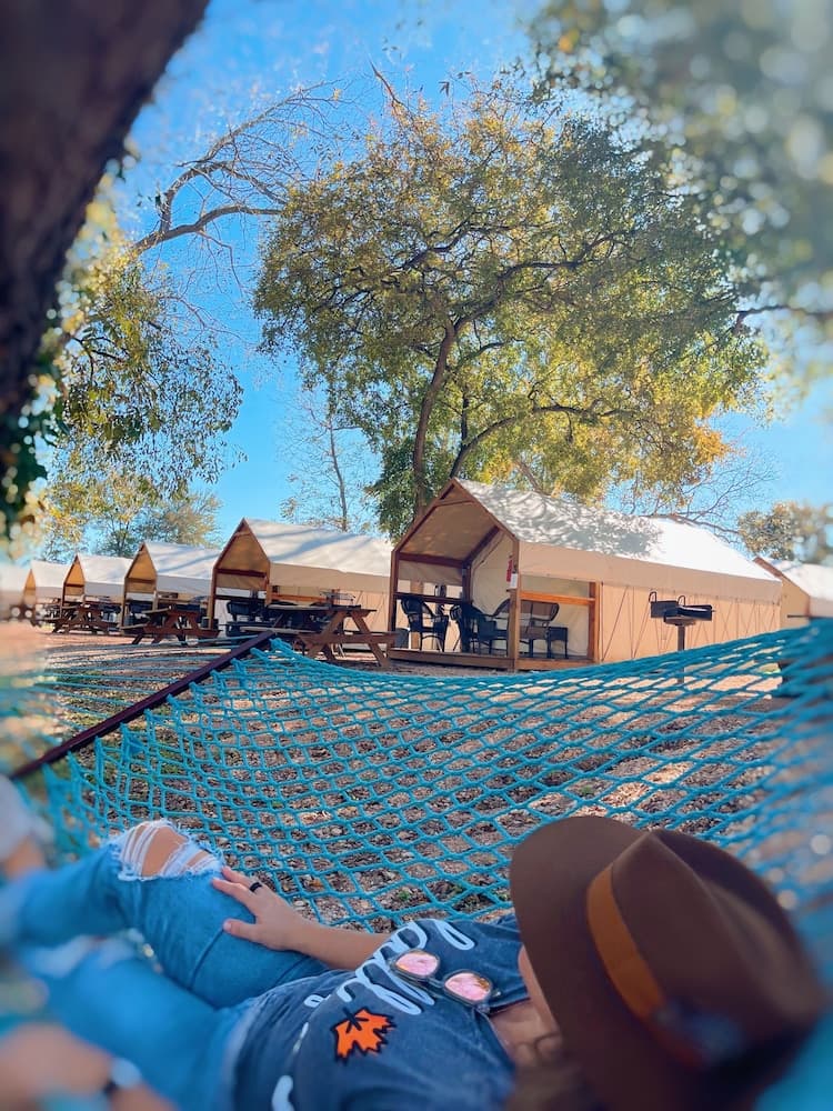 Son's Blue River Camp Glamping Cabin Z