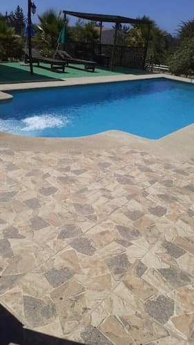 cabañas con piscina Algarrobo