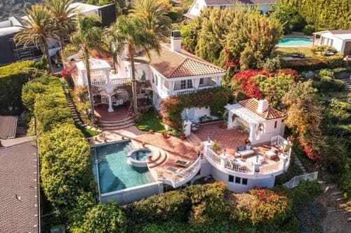Stradella Spanish - Contemporary Mediterranean Estate w/ Resort-style Yard