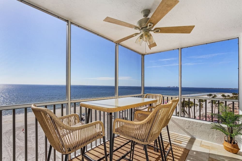 Welcome To Beach Villa's # 606 Vacation Rental - 250 Estero Blvd 2 Bedroom Condo by RedAwning