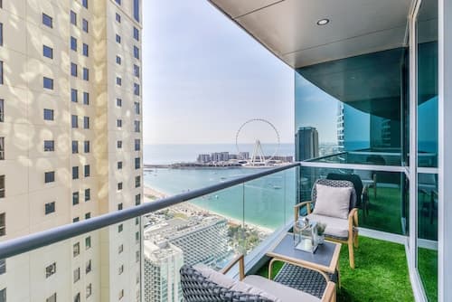 Al Fattan - Sea View - Luxury JBR - Free Beach Resorts Access!