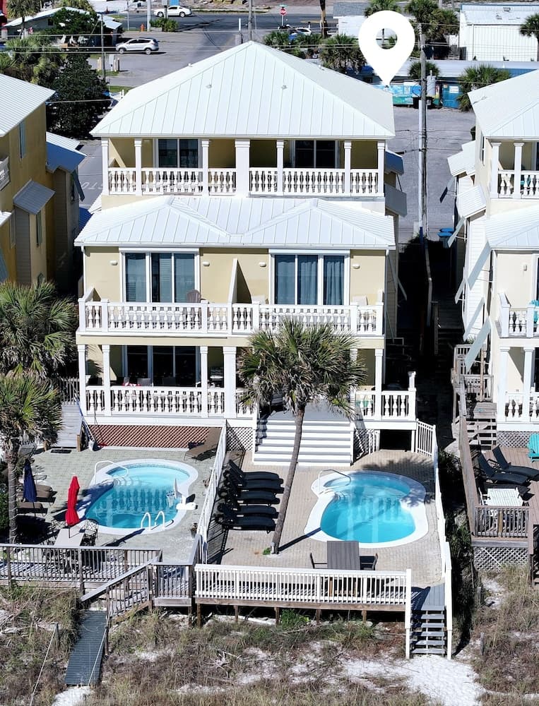 Just Beachy - 5 Bedroom Beach Front Home! Sleeps 20 Home by RedAwning