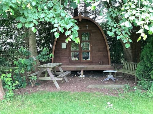 Woodland Camping pod With use of Campsite Bathroom