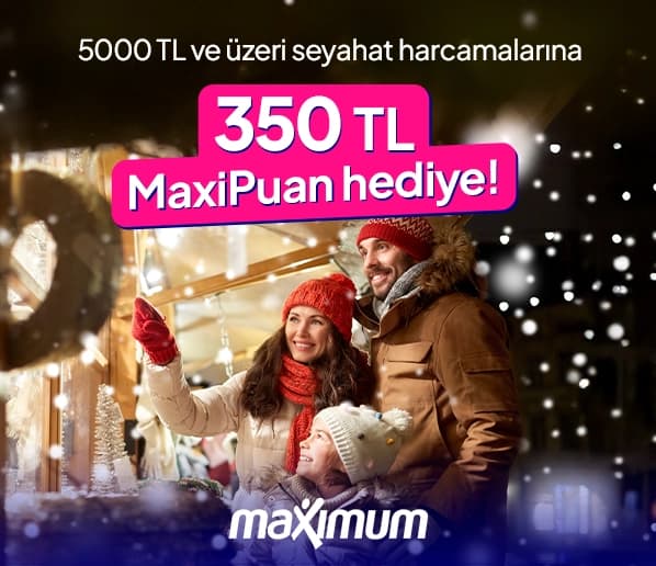 Turna'dan 5.000 TL ve Üzeri İlk Alışverişe 350 TL MaxiPuan Fırsatı!