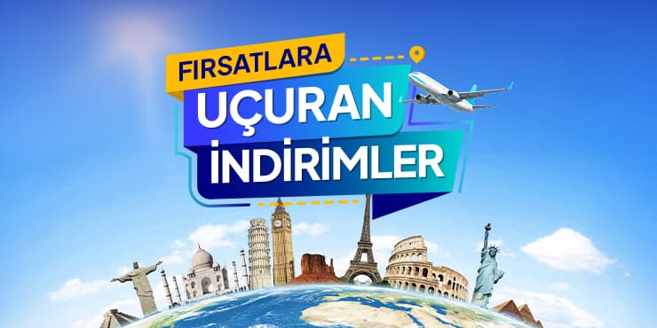 Yurt Dışı Gidiş - Dönüş Uçuşlarda 500 TL İndirim