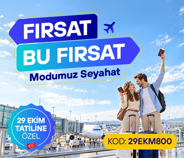 Yurt Dışı Gidiş-Dönüş Uçuşlarda 800 TL İndirim